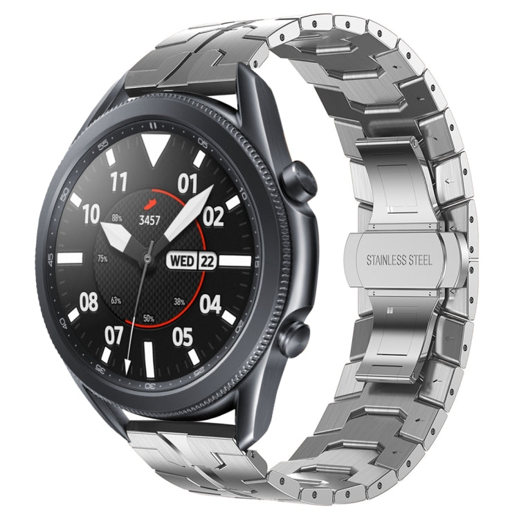 アーマーステンレススチールメタル時計バンド、Samsung Galaxy watch3 45mm用、Samsung Galaxy watch 46mm用、Samsung Gear S3 Classic用、Samsung Gear S3 Frontier用