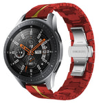 アーマーステンレススチールメタル時計バンド、Samsung Galaxy watch3 45mm用、Samsung Galaxy watch 46mm用、Samsung Gear S3 Classic用、Samsung Gear S3 Frontier用