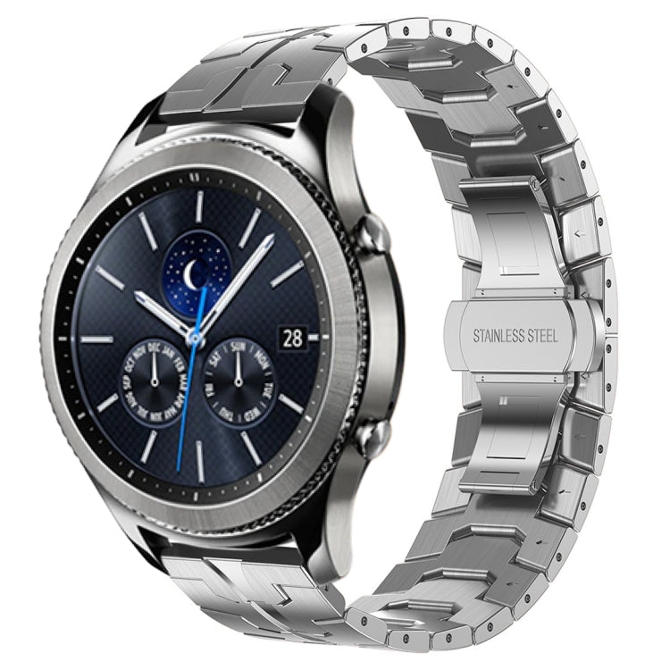 アーマーステンレススチールメタル時計バンド、Samsung Galaxy watch3 45mm用、Samsung Galaxy watch 46mm用、Samsung Gear S3 Classic用、Samsung Gear S3 Frontier用