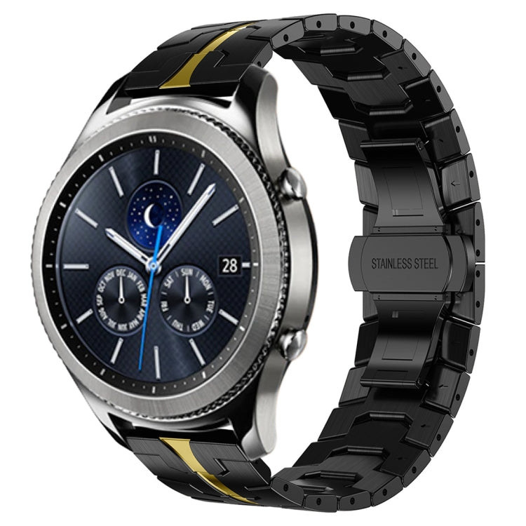 アーマーステンレススチールメタル時計バンド、Samsung Galaxy watch3 45mm用、Samsung Galaxy watch 46mm用、Samsung Gear S3 Classic用、Samsung Gear S3 Frontier用