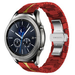 アーマーステンレススチールメタル時計バンド、Samsung Galaxy watch3 45mm用、Samsung Galaxy watch 46mm用、Samsung Gear S3 Classic用、Samsung Gear S3 Frontier用