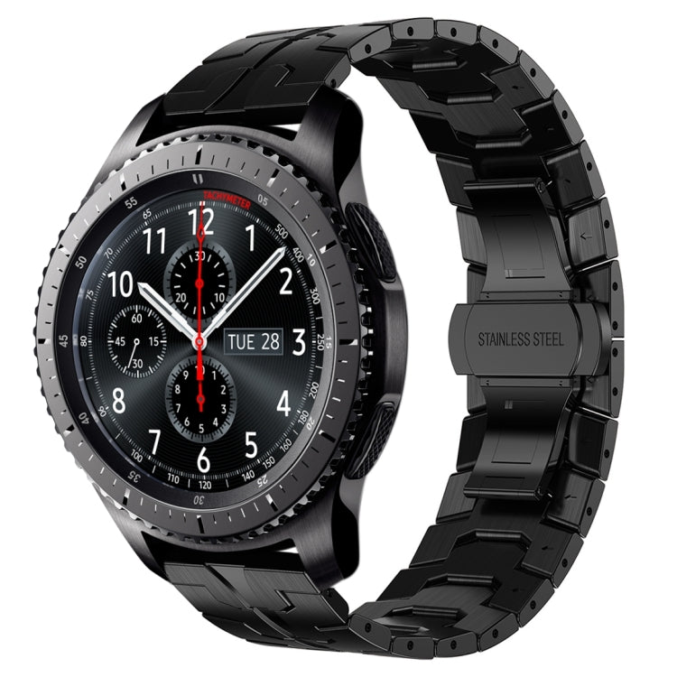 アーマーステンレススチールメタル時計バンド、Samsung Galaxy watch3 45mm用、Samsung Galaxy watch 46mm用、Samsung Gear S3 Classic用、Samsung Gear S3 Frontier用