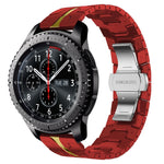 アーマーステンレススチールメタル時計バンド、Samsung Galaxy watch3 45mm用、Samsung Galaxy watch 46mm用、Samsung Gear S3 Classic用、Samsung Gear S3 Frontier用