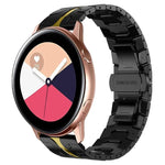 Armor Stainless Steel Metal Watch Band, For Samsung Galaxy watch 42mm, For Samsung Galaxy Watch3 41mm, For Samsung Galaxy Gear Sport, For Samsung Galaxy Watch Active, For Samsung Galaxy Watch5 / Watch5 Pro, For Samsung Galaxy Watch4 / Watch4 Classic