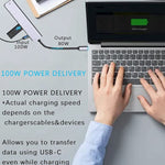 USB C ハブ 7-in-1 USB C マルチポートアダプター HDMI 100W PD と SD/TFカードリーダー付き
