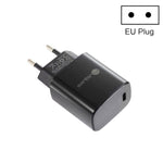 PD11 ミニ シングルポート PD3.0 USB-C / Type-C 20W 急速充電器 iPhone / iPadシリーズ用、EUプラグ、EUプラグ