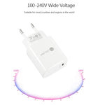PD11 シングル PD3.0 USB-C / Type-C 20W 急速充電器 1m Type-C to 8ピンデータケーブル付き、EUプラグ、EUプラグ + Type-C to 8ピンケーブル