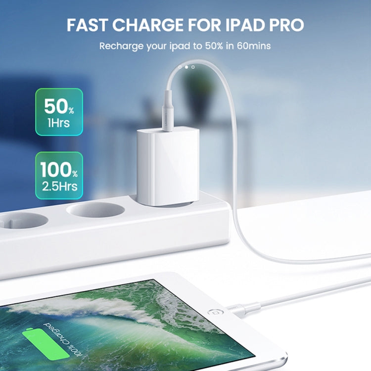 PD11 シングル PD3.0 USB-C / Type-C 20W 急速充電器 1m Type-C to 8ピンデータケーブル付き、EUプラグ、EUプラグ + Type-C to 8ピンケーブル