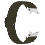 ナイロンストレッチ ブラックバックルウォッチバンド Samsung Galaxy Watch 5 Pro 45mm用、Samsung Galaxy Watch 5 44mm用、Samsung Galaxy Watch 5 40mm用、Samsung Galaxy Watch 4 44mm用、Samsung Galaxy Watch 4 40mm用、Samsung Galaxy Watch 4 Classic 42mm用