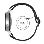 ナイロンストレッチ ブラックバックルウォッチバンド Samsung Galaxy Watch 5 Pro 45mm用、Samsung Galaxy Watch 5 44mm用、Samsung Galaxy Watch 5 40mm用、Samsung Galaxy Watch 4 44mm用、Samsung Galaxy Watch 4 40mm用、Samsung Galaxy Watch 4 Classic 42mm用