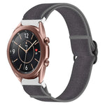 ナイロンストレッチ ブラックバックルウォッチバンド Samsung Galaxy Watch 5 Pro 45mm用、Samsung Galaxy Watch 5 44mm用、Samsung Galaxy Watch 5 40mm用、Samsung Galaxy Watch 4 44mm用、Samsung Galaxy Watch 4 40mm用、Samsung Galaxy Watch 4 Classic 42mm用