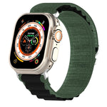 Double Color Nylon Watch Band, For Apple Watch Ultra 49mm, For Apple Watch Series 8&7 45mm/SE 2&6&SE&5&4 44mm, For Apple Watch Series 8&7 41mm/SE 2&6&SE&5&4 40mm