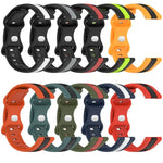 22mm バタフライバックル ツートーンシリコンウォッチバンド Samsung Galaxy Watch3 45mm用、Samsung Galaxy Watch 46mm用、Samsung Gear S3 Classic用、Samsung Gear S3 Frontier用