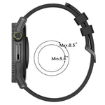 22mm 凹型ストライプシリコンウォッチバンド、Samsung Galaxy Watch3 45mm用、Samsung Galaxy Watch 46mm用、Samsung Gear S3 Classic用、Samsung Gear S3 Frontier用