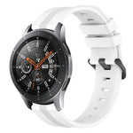 22mm 凹型ストライプシリコンウォッチバンド、Samsung Galaxy Watch3 45mm用、Samsung Galaxy Watch 46mm用、Samsung Gear S3 Classic用、Samsung Gear S3 Frontier用
