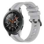 22mm 凹型ストライプシリコンウォッチバンド、Samsung Galaxy Watch3 45mm用、Samsung Galaxy Watch 46mm用、Samsung Gear S3 Classic用、Samsung Gear S3 Frontier用