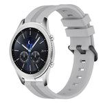 22mm 凹型ストライプシリコンウォッチバンド、Samsung Galaxy Watch3 45mm用、Samsung Galaxy Watch 46mm用、Samsung Gear S3 Classic用、Samsung Gear S3 Frontier用
