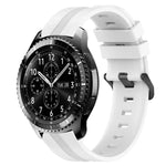 22mm 凹型ストライプシリコンウォッチバンド、Samsung Galaxy Watch3 45mm用、Samsung Galaxy Watch 46mm用、Samsung Gear S3 Classic用、Samsung Gear S3 Frontier用