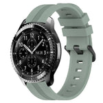 22mm 凹型ストライプシリコンウォッチバンド、Samsung Galaxy Watch3 45mm用、Samsung Galaxy Watch 46mm用、Samsung Gear S3 Classic用、Samsung Gear S3 Frontier用