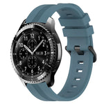 22mm 凹型ストライプシリコンウォッチバンド、Samsung Galaxy Watch3 45mm用、Samsung Galaxy Watch 46mm用、Samsung Gear S3 Classic用、Samsung Gear S3 Frontier用