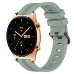 22mm Concave Striped Slicone Watch Band, For Huawei Watch GT 2E, For Huawei GT2 46mm, For Honor Watch GS 3, For Honor Watch GS Pro