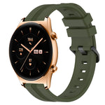 22mm Concave Striped Slicone Watch Band, For Huawei Watch GT 2E, For Huawei GT2 46mm, For Honor Watch GS 3, For Honor Watch GS Pro