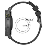 20mm Concave Striped Slicone Watch Band, For Amazfit GTS 4, For Amazfit GTS 3, For Amazfit GTS 2E, For Amazfit GTS 2 Mini