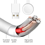 1m USB マグネット高速充電ケーブル Apple Watch シリーズ Ultra/8/7/6/SE/SE2/5/4/3/2/1 用、DS-XB011
