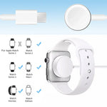 1m USB マグネット高速充電ケーブル Apple Watch シリーズ Ultra/8/7/6/SE/SE2/5/4/3/2/1 用、DS-XB011