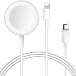 Apple Watchシリーズ＆iPhone用 2in1 USBマグネット充電ケーブル 1.2m DS-XB015