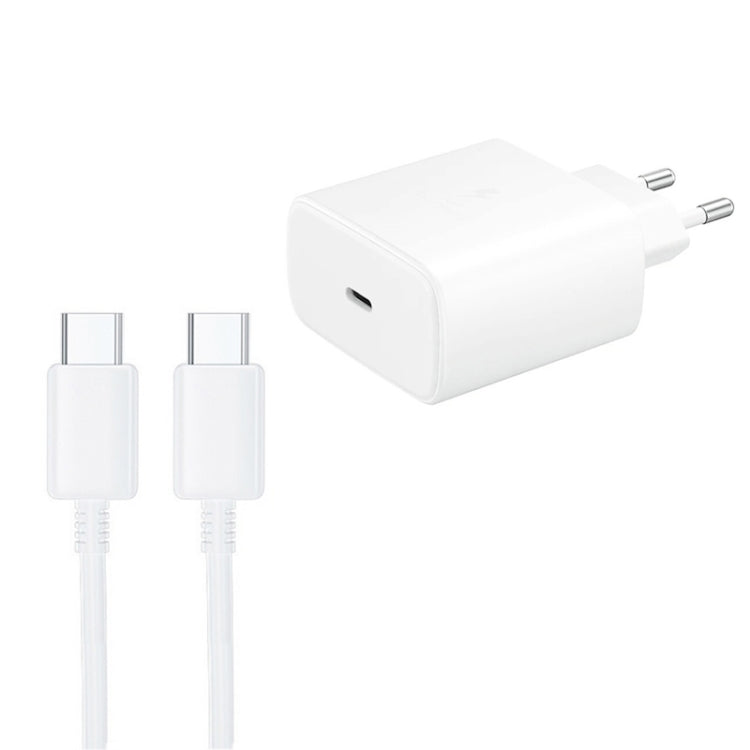 M135 45W USB-C / Type-Cポート急速充電器 5A Type-C to Type-Cケーブル付き、EUプラグ、EUプラグ＋Type-Cケーブル