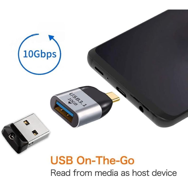 USB 3.0 Type A メス to USB 3.1 Type C オス ホスト OTG データ 10Gbps アダプター ノートパソコン＆スマホ用