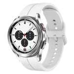 20mm Loop Silicone Watch Band, For Samsung Galaxy Watch4 44mm, For Samsung Galaxy Watch4 40mm, For Samsung  Galaxy Watch 4 Classic 42mm, For Samsung  Galaxy Watch 4 Classic 46mm