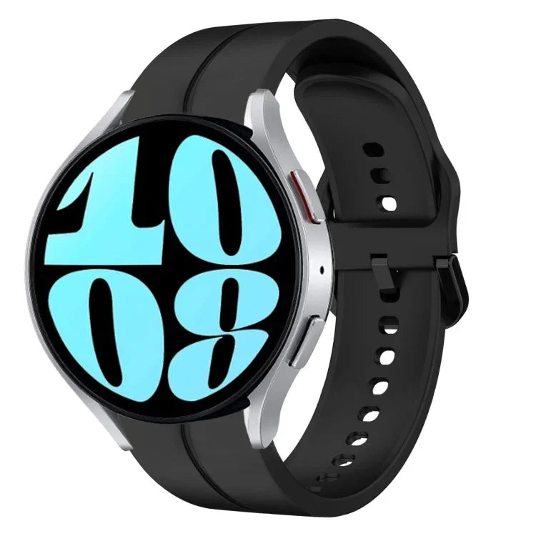 20mm Loop Silicone Watch Band, For Samsung Galaxy Watch 6 40mm, For Samsung Galaxy Watch 6 Classic 43mm