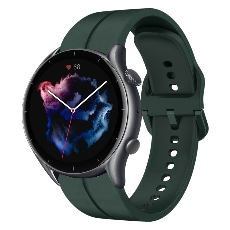 22mm  Loop Silicone Watch Band, For Amazfit GTR 2e, For Amazfit GTR 2, For Amazfit 3, For Amazfit GTR 47mm