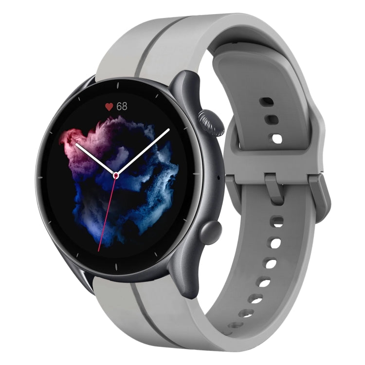 22mm  Loop Silicone Watch Band, For Amazfit GTR 2e, For Amazfit GTR 2, For Amazfit 3, For Amazfit GTR 47mm