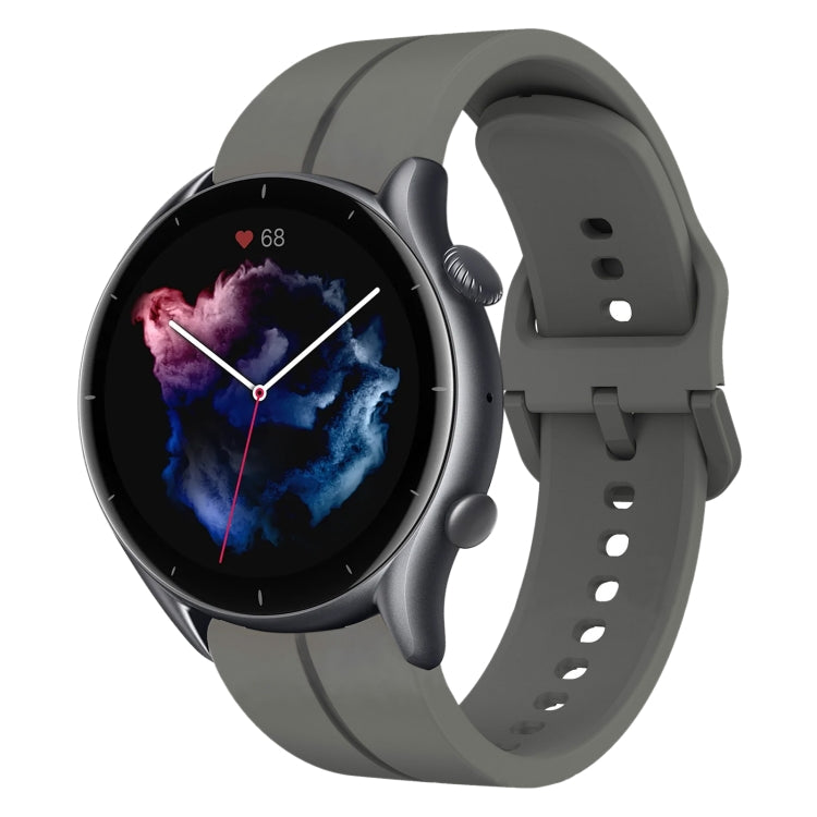 22mm  Loop Silicone Watch Band, For Amazfit GTR 2e, For Amazfit GTR 2, For Amazfit 3, For Amazfit GTR 47mm