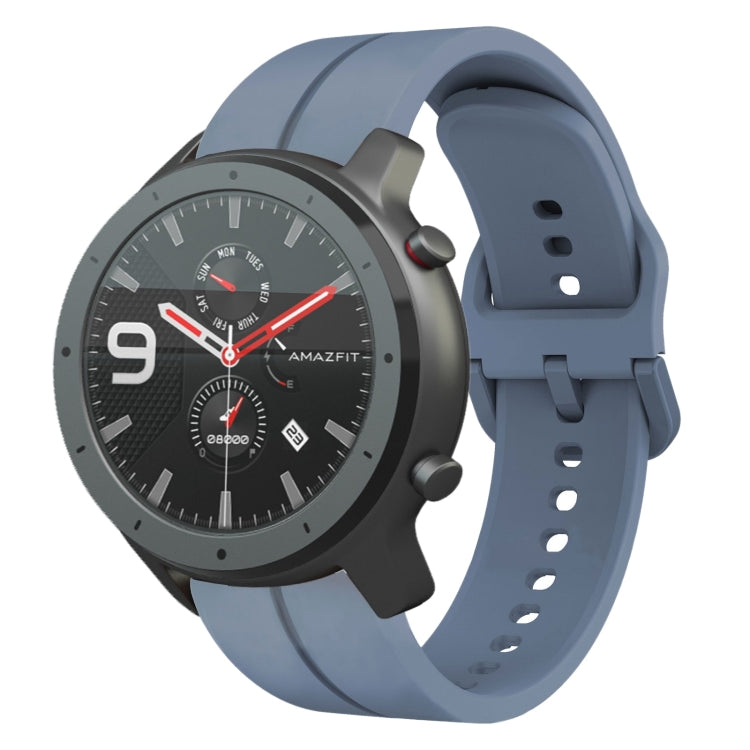 22mm  Loop Silicone Watch Band, For Amazfit GTR 2e, For Amazfit GTR 2, For Amazfit 3, For Amazfit GTR 47mm