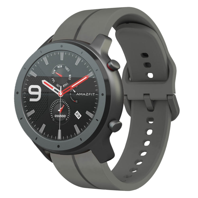22mm  Loop Silicone Watch Band, For Amazfit GTR 2e, For Amazfit GTR 2, For Amazfit 3, For Amazfit GTR 47mm
