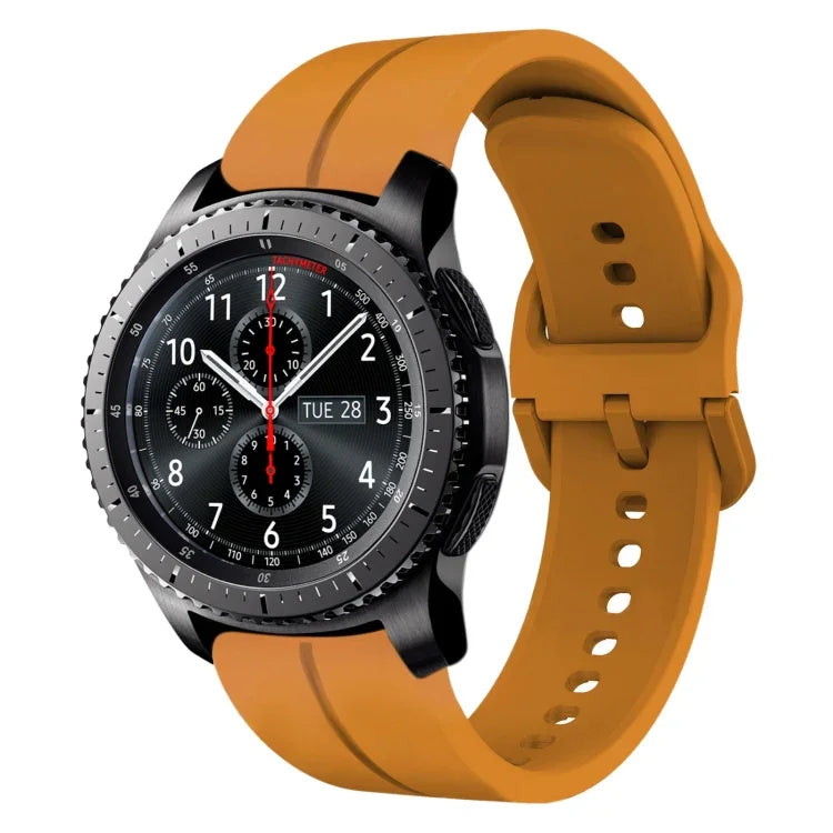 22mm Loop Silicone Watch Band, For Samsung Galaxy Watch3 45mm, For Samsung Galaxy Watch 46mm, For Samsung Gear S3 Classic, For Samsung Gear S3 Frontier