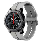 22mm Loop Silicone Watch Band, For Samsung Galaxy Watch3 45mm, For Samsung Galaxy Watch 46mm, For Samsung Gear S3 Classic, For Samsung Gear S3 Frontier