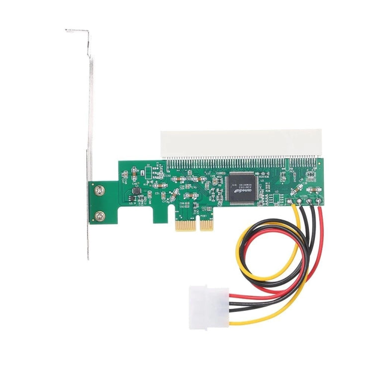 PCI-E to PCI アダプターカードコンバーター 4ピン電源付き PCI-E to PCI