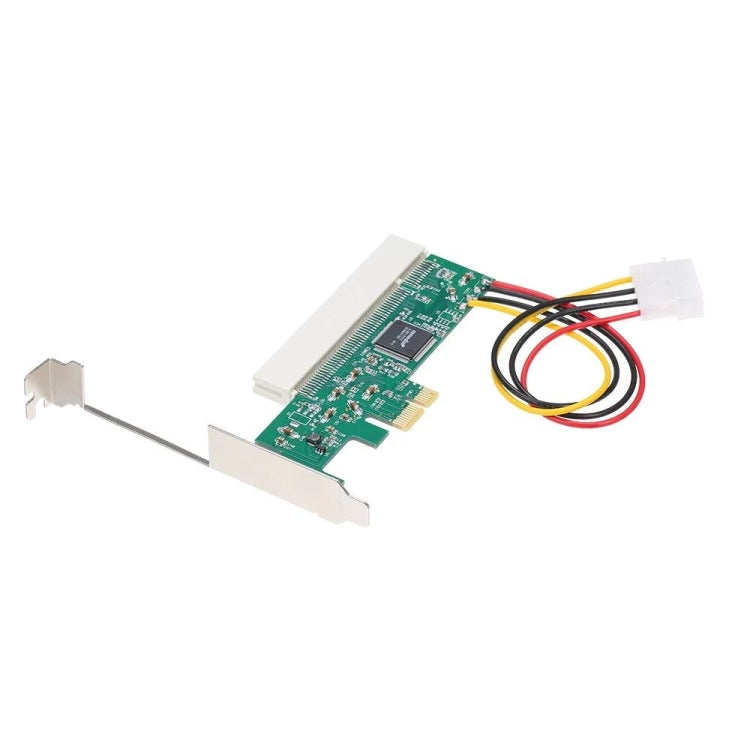 PCI-E to PCI アダプターカードコンバーター 4ピン電源付き PCI-E to PCI
