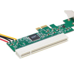PCI-E to PCI アダプターカードコンバーター 4ピン電源付き PCI-E to PCI
