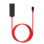 2m 8ピンからHDMIアダプターケーブル ビデオ同期スクリーンコンバーター iPad iPhone用、8ピンからHDMI