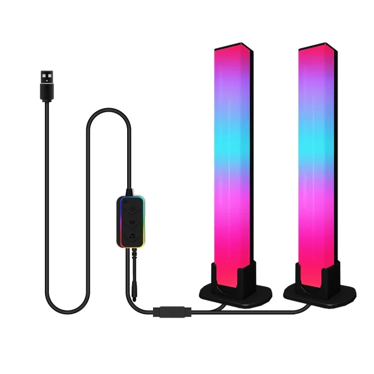 ZM-021 音楽同期LEDバー アンビエントライト TV Tuyaデスクトップ雰囲気ランプ、LEDバー