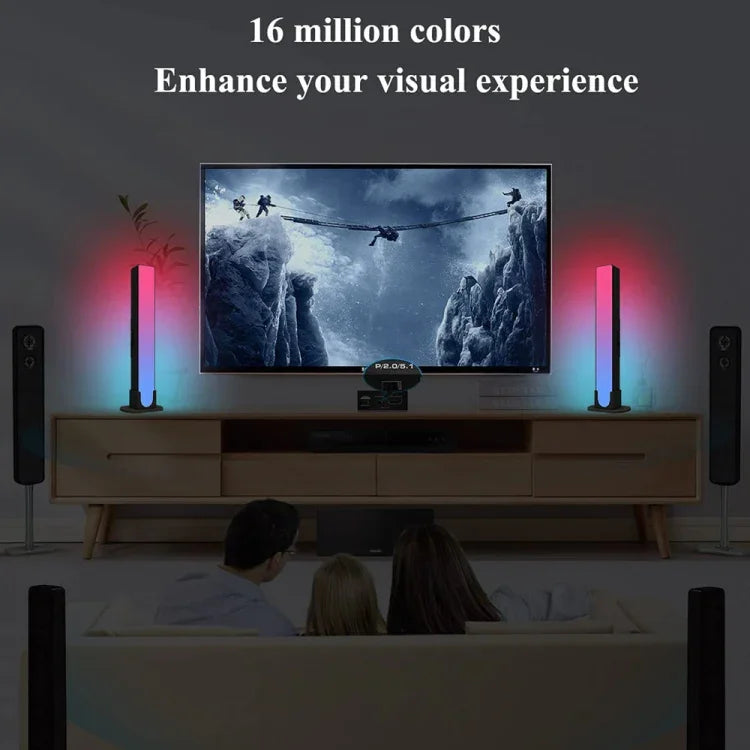 ZM-021 音楽同期LEDバー アンビエントライト TV Tuyaデスクトップ雰囲気ランプ、LEDバー