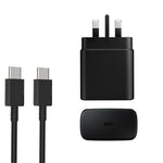 M135 45W USB-C / Type-Cポート急速充電器 5A Type-C to Type-Cケーブル付き、UKプラグ、UKプラグ＋Type-Cケーブル