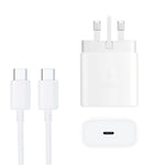 M135 45W USB-C / Type-Cポート急速充電器 5A Type-C to Type-Cケーブル付き、UKプラグ、UKプラグ＋Type-Cケーブル