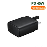 M135 45W USB-C / Type-Cポート急速充電器、UKプラグ、UKプラグ